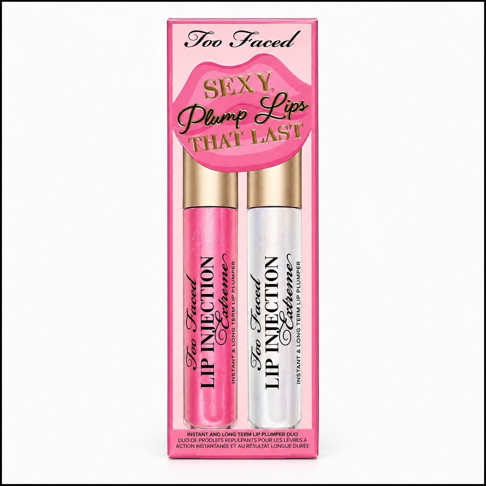Too Faced Sexy Plump Lips That Last Lip Injection Extreme Full Size Duo Set